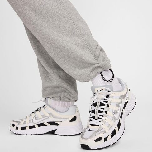 Nike Club Men's Fleece Bungee Pants (FZ0809-063, Dark Grey Heather/Light Smoke Grey/White) in Saudi Arabia