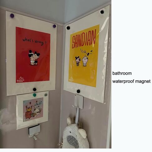 n52 Heavy Duty Aquarium Magnet, Strong Neodymium Waterproof Magnets with Plastic-Coated, Rare Earth Magnets for Fish Tank Breeder or DIY Cleaning Brush in Kuwait