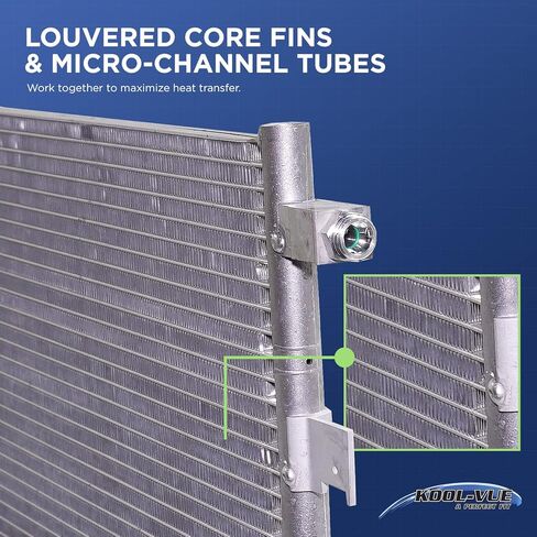 Kool Vue A/C Condenser Compatible with Chevrolet C1500 1991-1993, C2500, C3500, K1500 in Saudi Arabia