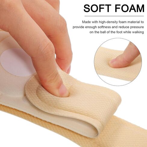 4 Pairs of Weight Shifting Insoles for High Heels, Sticky Support Shoe Inserts for Women Heels, Non-Slip Heel Inserts for Women for Sandals, Flat Shoes (Black, Skin Color) in Saudi Arabia