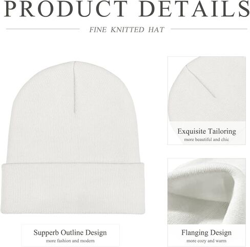 Custom Beanie Custom Knitted Hat Personalized Winter Knitted Hat Add Design Your Own Text/Logo/Image Beanies in Saudi Arabia