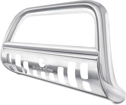 Black Horse Bull Bar Skid Plate Stainless Steel Compatible with 2013-2016 Ford Escape-BB048809-SP in Saudi Arabia