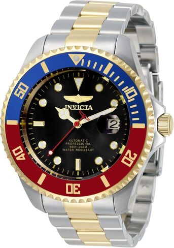 Invicta Men's 34043 Pro Diver Automatic 3 Hand Black Dial Watch in Saudi Arabia