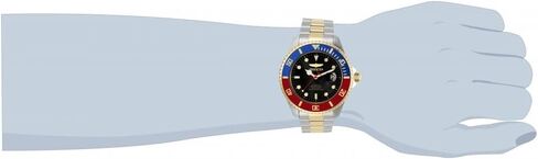 Invicta Men's 34043 Pro Diver Automatic 3 Hand Black Dial Watch in Saudi Arabia