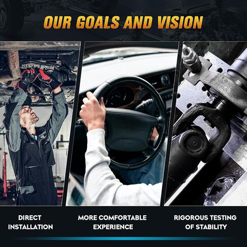 Front Drive Shaft Assembly Fits for Jeep Liberty 2002-2007 [V6 3.7L 4WD Automatic Transmission], Liberty 2002-2004 [L4 2.4L Manual Transmission],Weld to Weld 16.5" Replace 52111594AA, 938-124 in Saudi Arabia