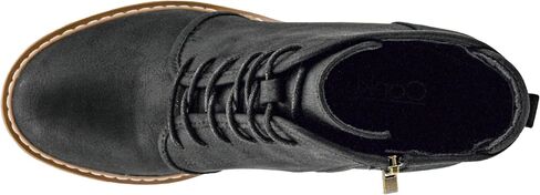 حذاء نسائي من Corkys Footwear، يتميز بكعب مكدس 7.62 سم، وتصميم بأربطة مع سحاب جانبي كامل، ونعال داخلية مبطنة مريحة، ونعل خارجي متين in Saudi Arabia