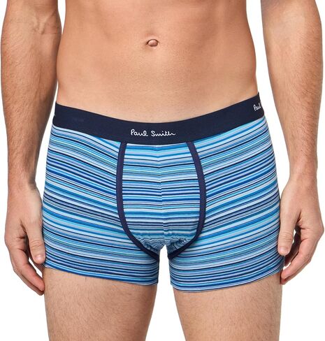 PS Paul Smith Men's Signature Stripe' and Plain Long Boxer Briefs Seven Pack, Multicolor in Saudi Arabia