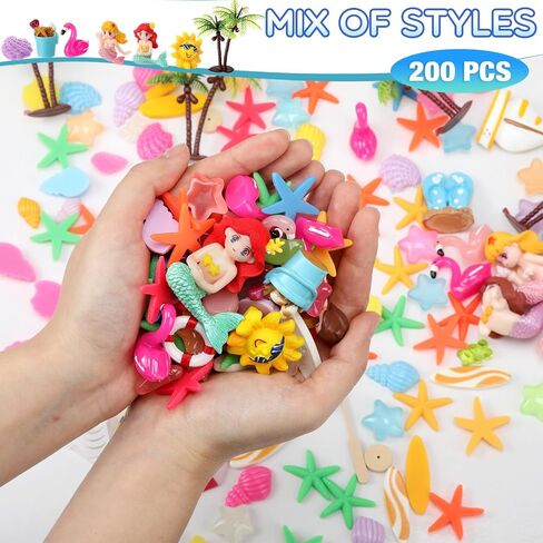 Barydat 200 Pieces Mini Resin Animals Figures Tiny Resin Miniatures Toys Garden Accessories for Pranks Hide Party Favor Gifts Crafts Aquarium Dollhouse Garden Decoration(Animal) in Saudi Arabia