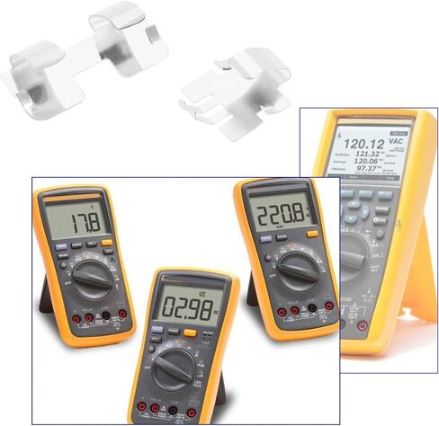 6 Sets AAA Battery Shrapnel Multimeter Battery Holder Fixing Clip Compatible with FLUKE 101 106 107 Multimeter 302+ 303 305 324 Clamp Meter, 6 Double Shrapnel and 12 Single Shrapnel in Saudi Arabia