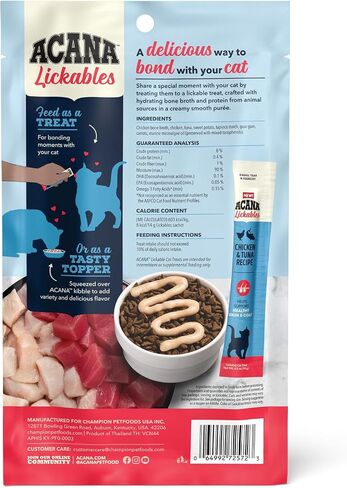 Acana Lickables Variety 8 Pack ، 4oz ، 8 Count Bacous ، 8 Count Box in Saudi Arabia