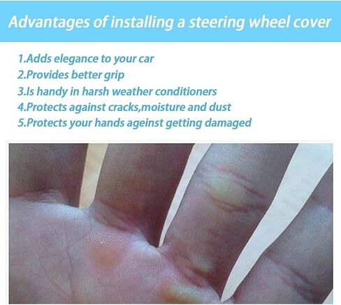 Elastic Stretch Steering Wheel Cover, Universal 15 Inch Car Steering Wheel Cover, Microfiber Breathable Ice Silk, Anti-Slip, Odorless, Easy Carry, Warm in Winter and Cool in Summer (Beige) in Saudi Arabia