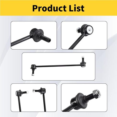 7258 Stabilizer Sway Bar Links Compatible with Chrysler Grand/Pacifica Town & Country/Voyager, Dodge Caravan/Grand 199-2020, Plymouth Grand/Voyager, Ram C/V, Volkswagen Routan in Saudi Arabia