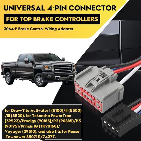 محول أسلاك وحدة التحكم في الفرامل 3035-P يناسب Ford F-150 F-250 F-350 F-450 1994-2008، E-150 E-250 E-350 1992-2009، Land Rover 2005-2021، Lincoln 1998-2012 وMercury 2002-2010 in Kuwait