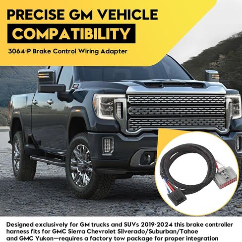 محول أسلاك وحدة التحكم في الفرامل 3035-P يناسب Ford F-150 F-250 F-350 F-450 1994-2008، E-150 E-250 E-350 1992-2009، Land Rover 2005-2021، Lincoln 1998-2012 وMercury 2002-2010 in Kuwait