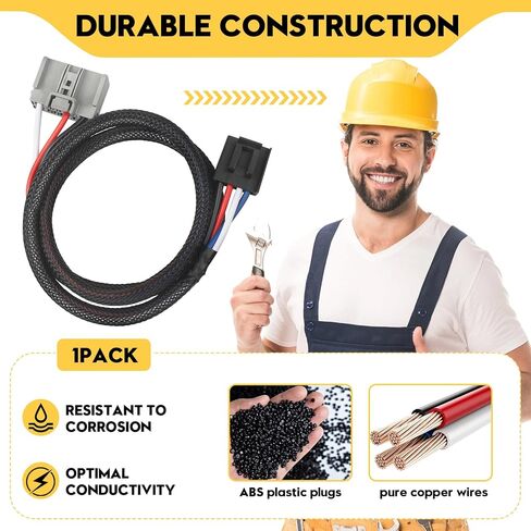 محول أسلاك وحدة التحكم في الفرامل 3035-P يناسب Ford F-150 F-250 F-350 F-450 1994-2008، E-150 E-250 E-350 1992-2009، Land Rover 2005-2021، Lincoln 1998-2012 وMercury 2002-2010 in Kuwait