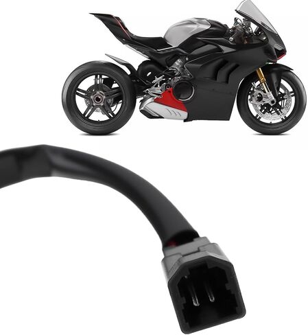 4Pcs Motorcycles LED Turn Signal Lights Adapter 12V Indicator Adapter Cable Plug Compatible with Ducati in Saudi Arabia
