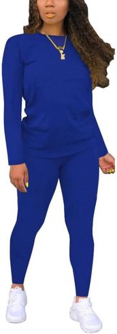 Two Piece Outfits For Women Lounge Sweatsuits Sets Casual Jogging Suit Matching Clothing in Saudi Arabia