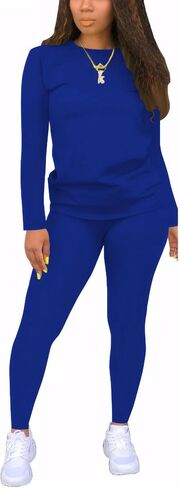 Two Piece Outfits For Women Lounge Sweatsuits Sets Casual Jogging Suit Matching Clothing in Saudi Arabia