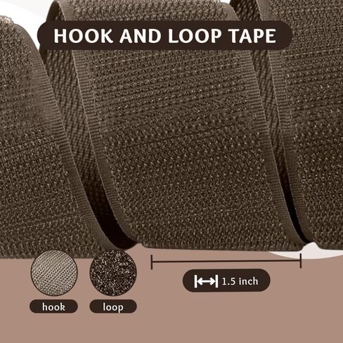 Hook and Loop Tape Navy 1.5 inch x 1 Yard Sew On Non-Adhesive Sewing Strips Fastener Tape Excellent Grip Heavy Duty Interlocking Fabric Roll for Home Office School Car and Crafting DIY Projects in Kuwait