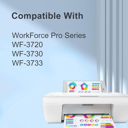 TEINO 252XL 252 Ink Cartridges Combo Pack Remanufactured Ink Cartridge Replacement for Epson 252 XL 252XL for Workforce WF-7710 WF-3640 WF-7720 WF-3620 WF-7620 (Black Cyan Magenta Yellow, 4-Pack) in Saudi Arabia