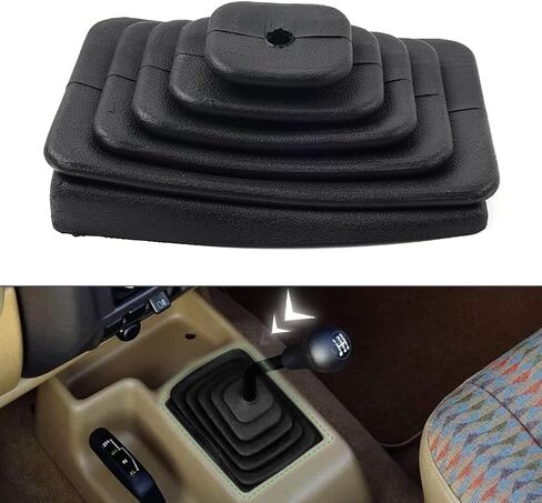 Cnfang4 Gear Shift Transmission Lever Boot 52078558 for Jeep Cherokee 1984-1996 Rubber Black in Saudi Arabia