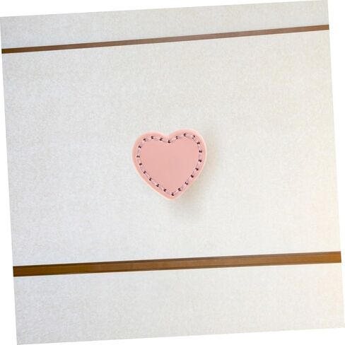 2pcs Pink Boys and Girls Drawer Pulls Heart Shaped Brass Leather Handle Cabinet Knobs Dresser Handles and Knobs for Boy Girl's in Saudi Arabia