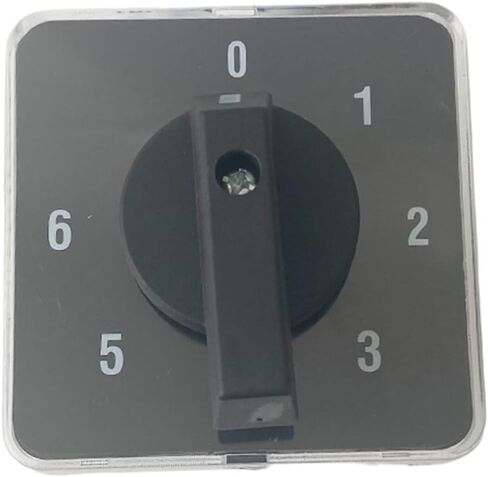 Rotary Switch YMZ12-32/4 Electrical Combination Changeover cam Switch 32A 4 Pole 0-6 Position Sliver Contacts high Voltage in Saudi Arabia