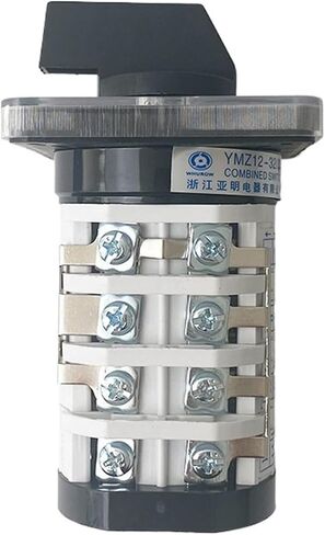 Rotary Switch YMZ12-32/4 Electrical Combination Changeover cam Switch 32A 4 Pole 0-6 Position Sliver Contacts high Voltage in Saudi Arabia