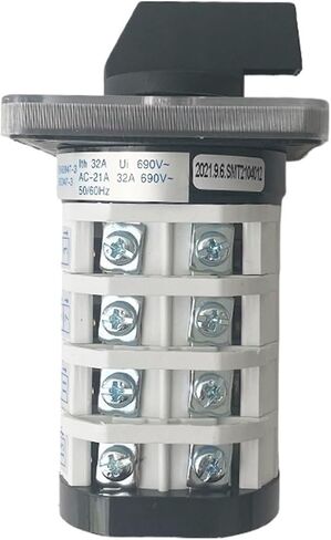 Rotary Switch YMZ12-32/4 Electrical Combination Changeover cam Switch 32A 4 Pole 0-6 Position Sliver Contacts high Voltage in Saudi Arabia