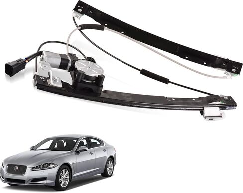 Front Right Passenger Side Power Window Regulator with Motor Assembly Compatible for 2009-2015 Jaguar XF, 2010-2015 XFR, 2013-2015 XFR-S, Replacement C2Z31200 in Saudi Arabia