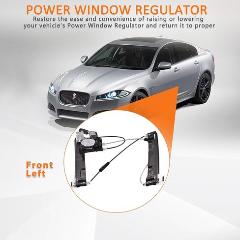Front Right Passenger Side Power Window Regulator with Motor Assembly Compatible for 2009-2015 Jaguar XF, 2010-2015 XFR, 2013-2015 XFR-S, Replacement C2Z31200 in Saudi Arabia
