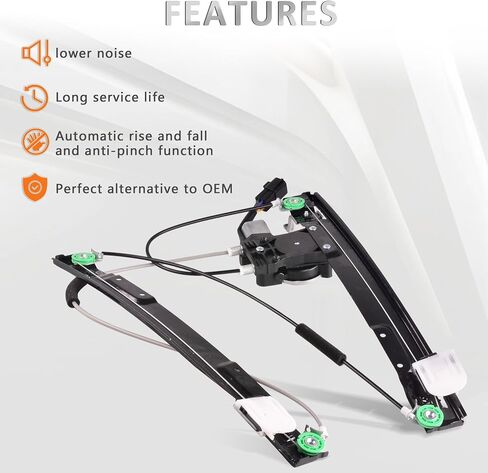 Front Right Passenger Side Power Window Regulator with Motor Assembly Compatible for 2009-2015 Jaguar XF, 2010-2015 XFR, 2013-2015 XFR-S, Replacement C2Z31200 in Saudi Arabia