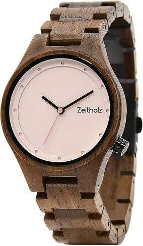 Zeitholz Wooden Watches for Women, Wooden Watch, Gifts, Analog Watch, Artistic, New Stolpen Collection 36mm, 100% Natural Wood with Japanese Quartz Movement in Saudi Arabia