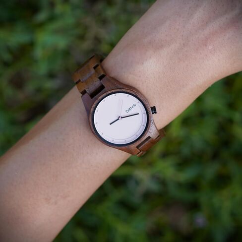 Zeitholz Wooden Watches for Women, Wooden Watch, Gifts, Analog Watch, Artistic, New Stolpen Collection 36mm, 100% Natural Wood with Japanese Quartz Movement in Saudi Arabia