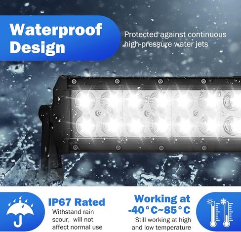 32 Inch 180W LED Straight Light Bar Spot/Flood Combo Beam w/Rock Switch Wiring Kit and Below Roof Mount Bracket Compatible with Polaris RZR XP 1000 900 Models in Saudi Arabia
