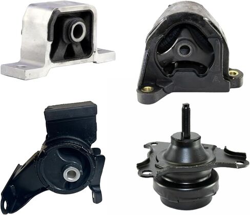 Compatible with 2007-2009 Honda Element 2.4L AUTO, Motor & Trans Mount Set 4pcs : A6597, A4503, A4504, A65006 - K2547 in Saudi Arabia