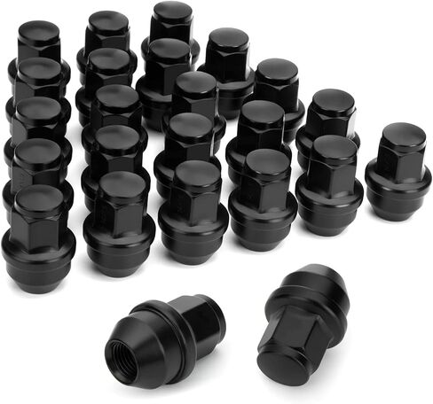 Dynofit 5 PCS 14x2 OEM Lug Nuts for 2000-2014 F150, One-Piece Factory Steel Tuner Nuts Compatible with 2003-2014 Ford Expedition Navigator, Stock Wheel Nuts Replace OE#BD142978 4L3Z1012A in Saudi Arabia