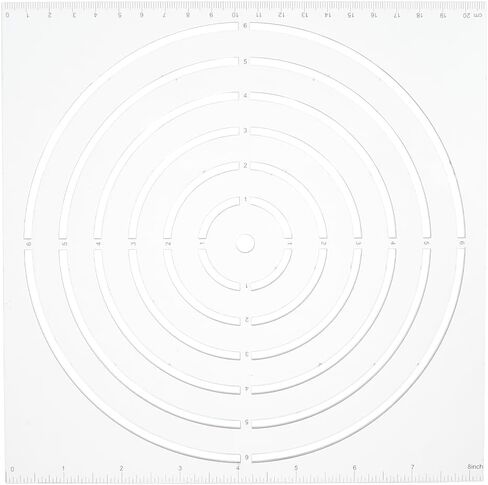 6Pcs Star Quilting Template Set Acrylic 1-6 Inch Stars Sewing Template Star Stencil Template Quilt Precision Tools Quilt Supplies for DIY Hand Quilting and Sewing Craft in Kuwait