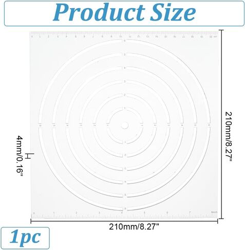 6Pcs Star Quilting Template Set Acrylic 1-6 Inch Stars Sewing Template Star Stencil Template Quilt Precision Tools Quilt Supplies for DIY Hand Quilting and Sewing Craft in Kuwait