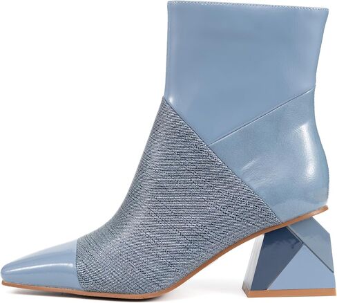 Ninety Union Sienna Women's Boot, Ankle Boot with Square Toe and 2.5" Block Heel, Inside Zipped Bootie in Saudi Arabia