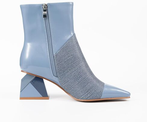 Ninety Union Sienna Women's Boot, Ankle Boot with Square Toe and 2.5" Block Heel, Inside Zipped Bootie in Saudi Arabia