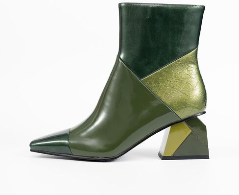 Ninety Union Sienna Women's Boot, Ankle Boot with Square Toe and 2.5" Block Heel, Inside Zipped Bootie in Saudi Arabia