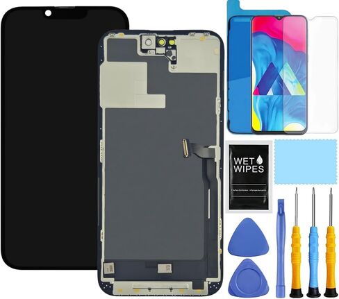 For IPhone 11 Pro Max Screen Replacement for IPhone 11 Pro Max Screen Replacement kit for iphone 11 Pro Max A2161 A2218 A2220 LCD Display digitizer Touch Screen Assembly with Repair Tools Black in Kuwait