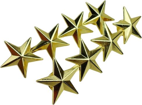 2pcs WWII WW2 US Army Officer 4 Stars General Rank Badges Pin Gold - US in Saudi Arabia