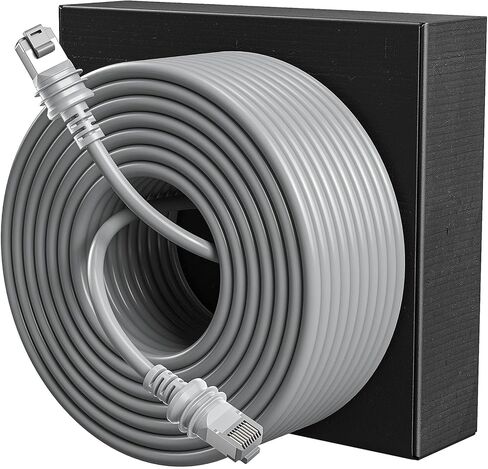 Ethernet Cable 5M, Cat 8 Internet Cable High-Speed 40Gbps 2000MHz RJ45 LAN Cable, F/FTP POE Braided Gigabit Network Cable in Saudi Arabia