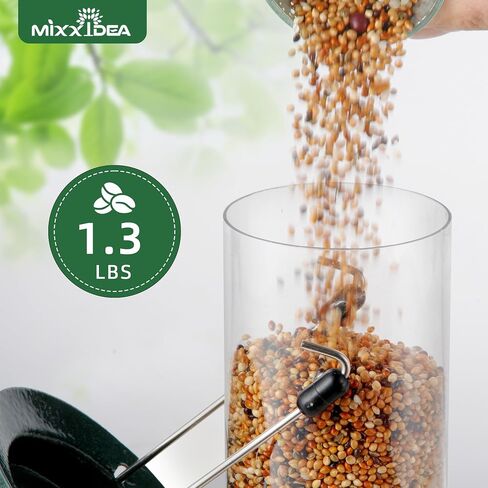 MIXXIDEA Finch Bird Feeder Hanging Metal Thistle Seed Feeder with 8 Feeding Ports Nyger Seed Feeder, Goldfinch Feeder for Outdoors Garden Copper in Kuwait