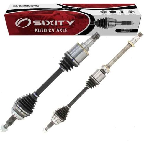 Sixity Auto 2 pc Front CV Axle Kit compatible with Toyota Camry 3.0L V6 3.3L 2002-2006 - Pair Left Right Driver Passenger Complete Axle Shaft Assembly in Saudi Arabia