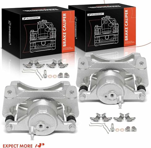 A-Premium Disc Brake Caliper Assembly with Bracket Compatible with Toyota Camry 2018-2023, RAV4 2019-2023, Avalon 2019-2022, Venza 2021-2023 & Lexus ES350 ES300h 2019-2023, ES250 - Front Side in Saudi Arabia