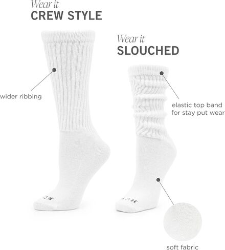 HUE Women's Slouch Sock 3 Pair Pack, Denim Tweed/Oatmeal Tweed/Black Tweed, One Size in Saudi Arabia