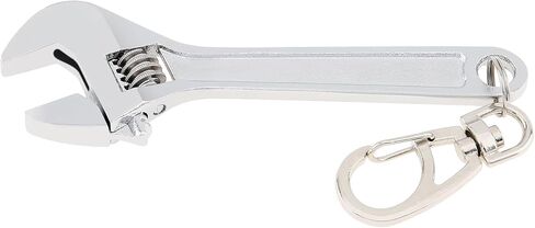 Mini Wrench Tool Keychain, Spanner Keyring Pendant, Small Keychain Adjustable Wrench, Creative Key Chain Spanner, Silver(4.2inch) in Saudi Arabia